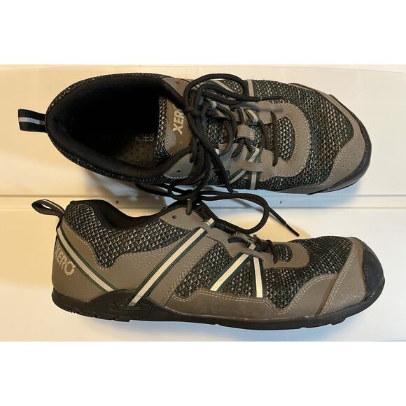 Xero Shoes Terraflex II Men’s Size 12 Trail Hiking Running Minimalist Green Gray - Picture 1 of 10
